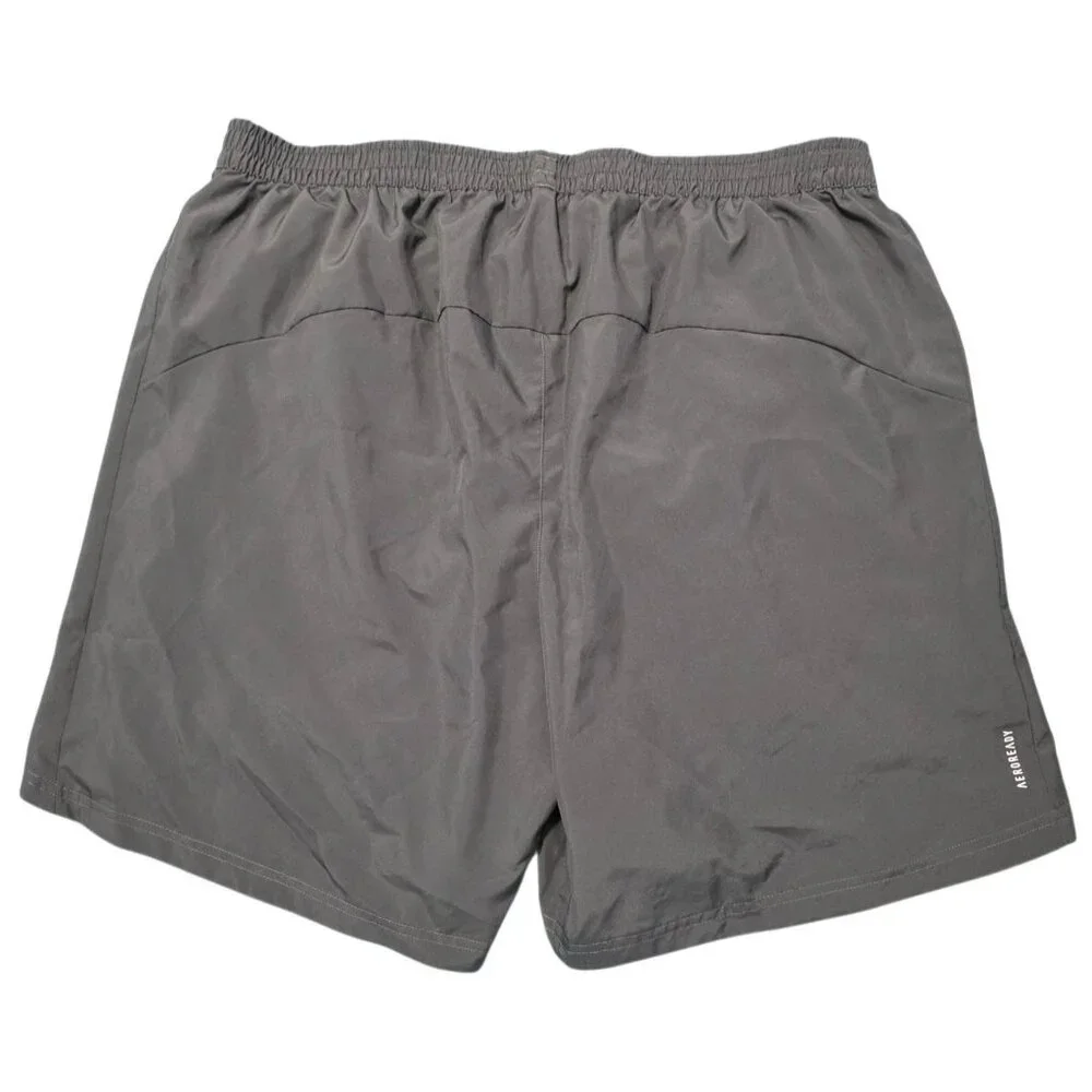 Adidas Aeroready Running Shorts Mens 2XL Liner Gray Lightweight Fitness Athletic - Picture 4 of 10